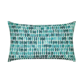 12" x 20" Elaine Smith Pillow  Thumbprint Aruba