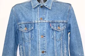 80s Levi's Light Wash Type 3 Trucker Denim Jacket Medium