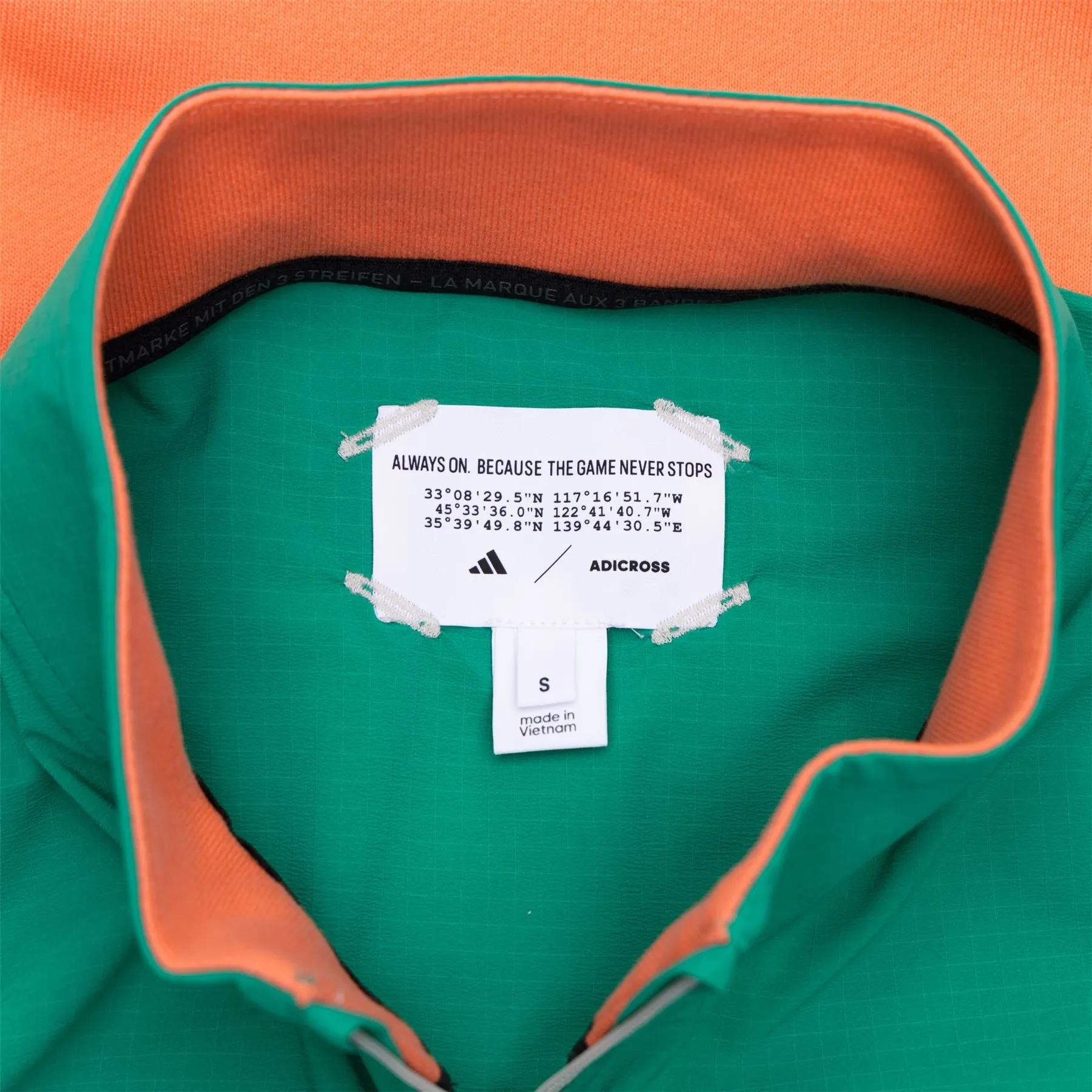 Adicross Half Zip Anorak Court Green - SS23