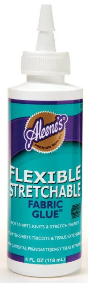 Aleene's Flexible Stretchable Fabric Glue 4oz