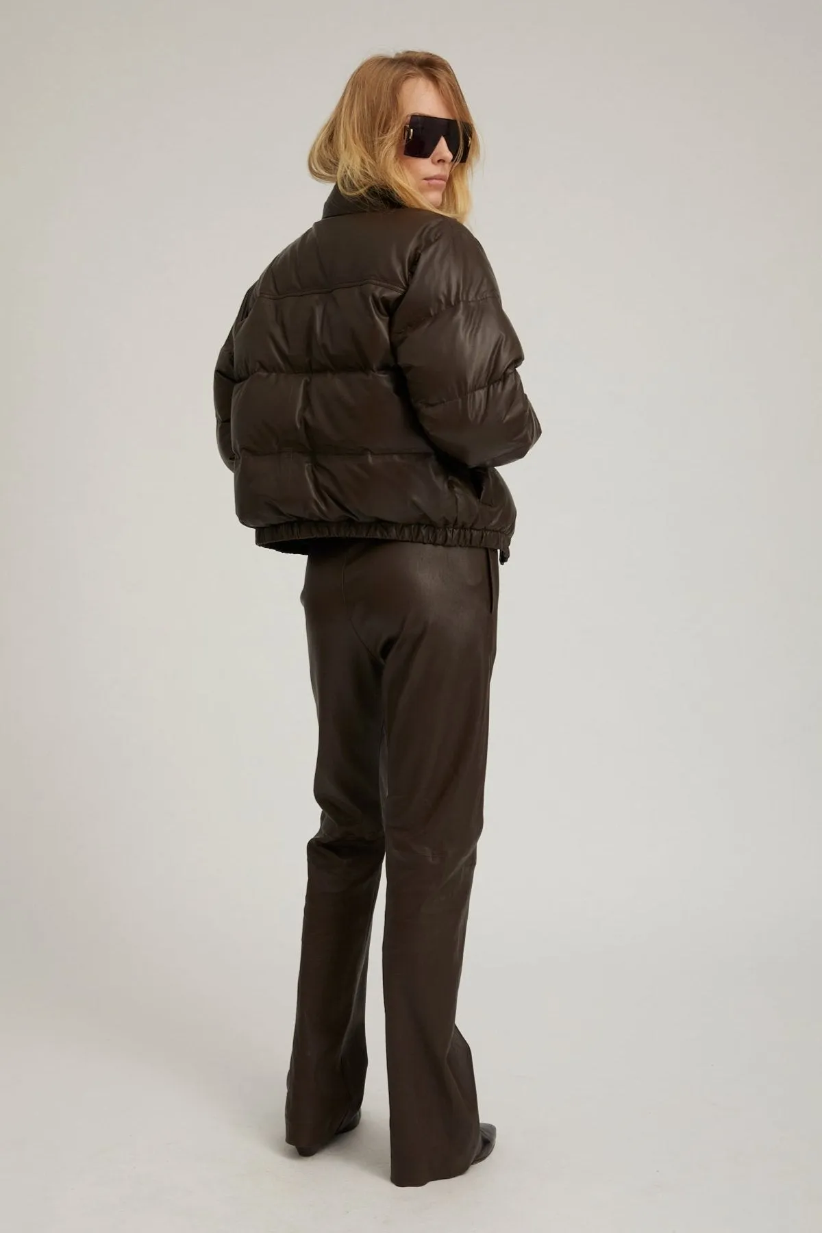 Americano Leather Puffer