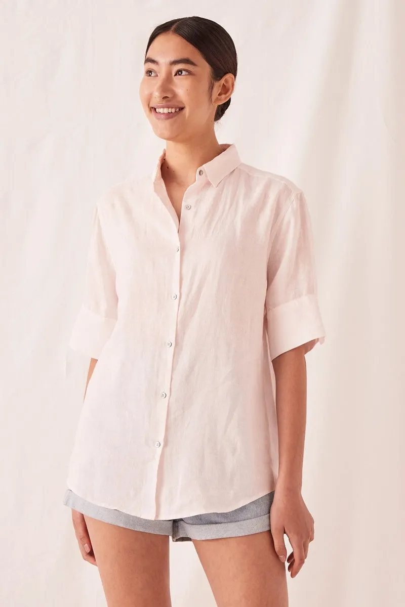 Assembly Label - Short Sleeve Shirt - Pink Dew