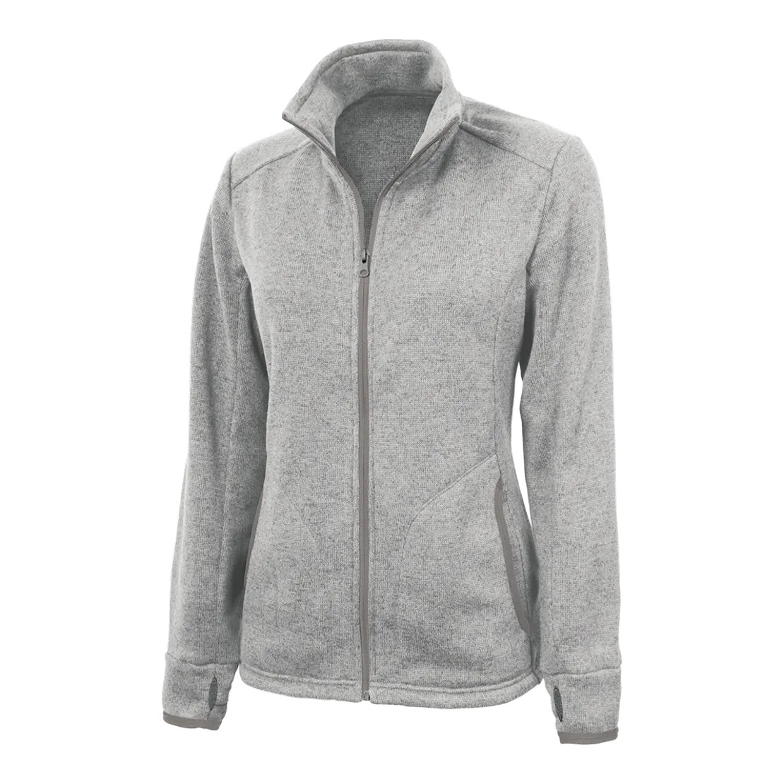 B2003W Ladies Heathered Fleece Jacket