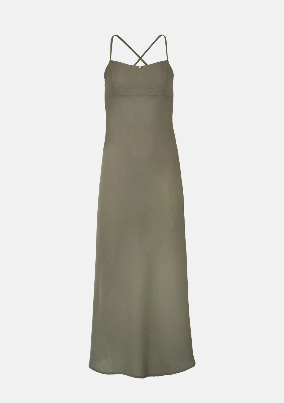 Be My Type Solid Linen Maxi Dress