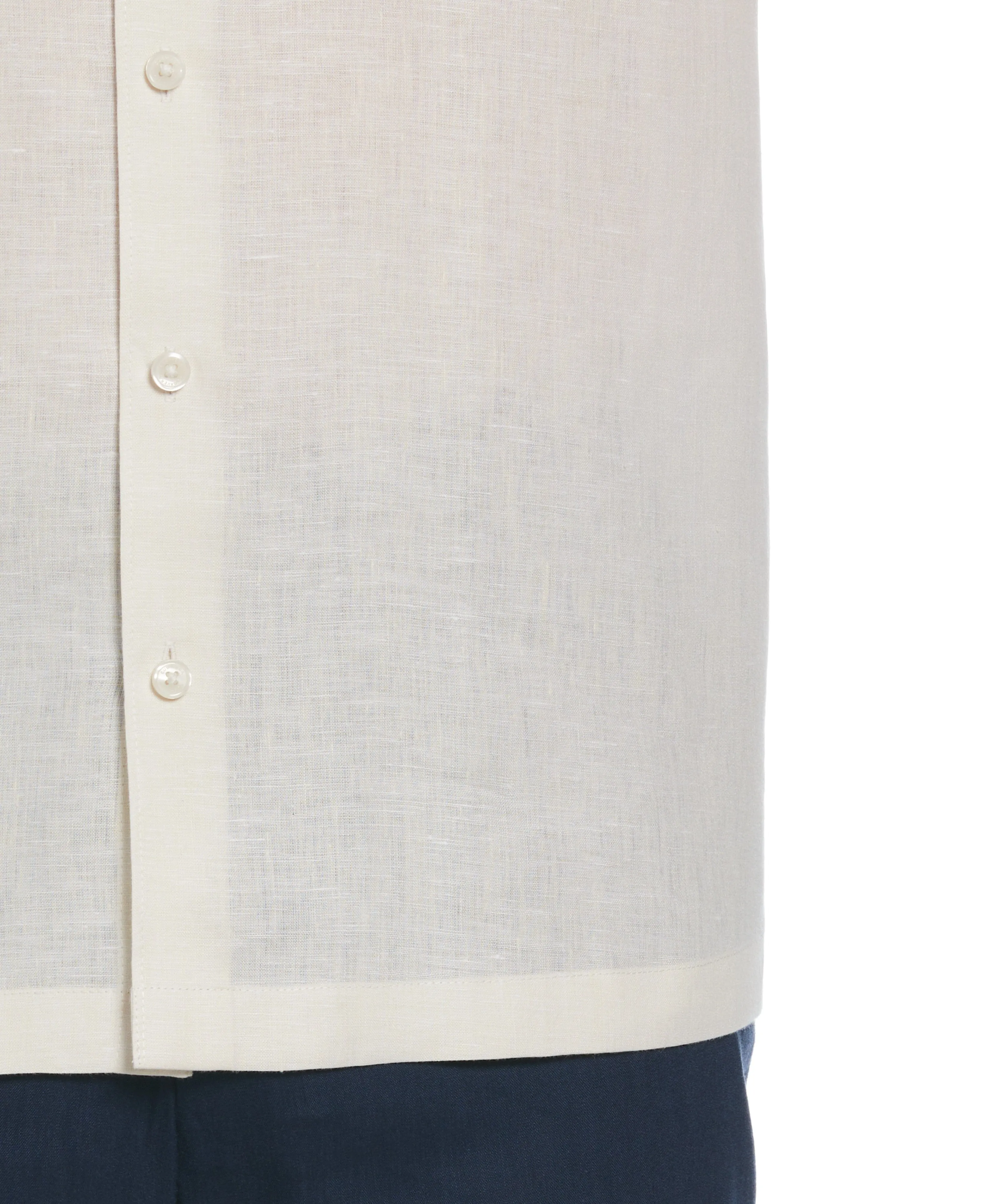 Big & Tall Classic Two-Tone Linen Shirt