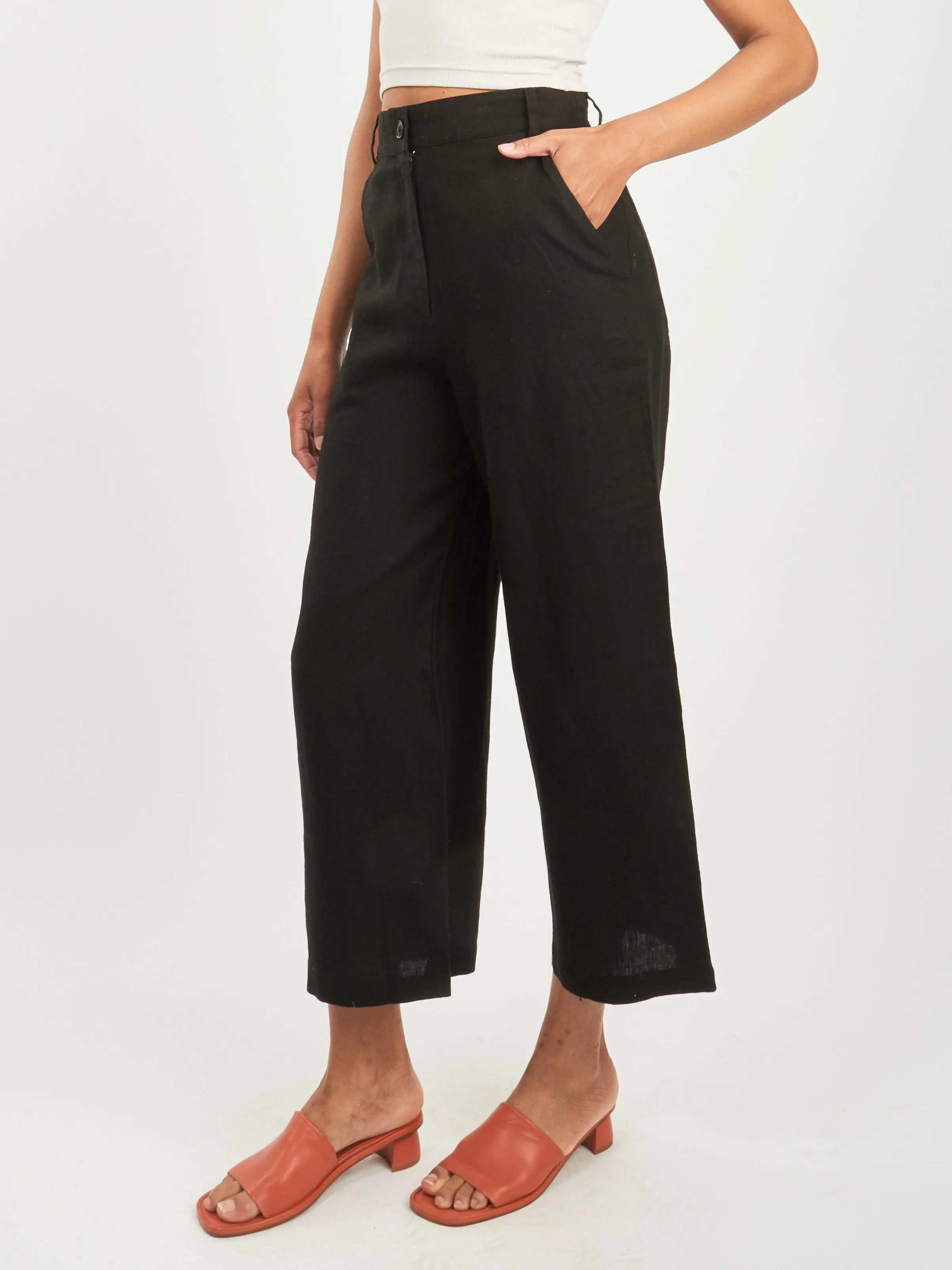 Black Avery Trouser