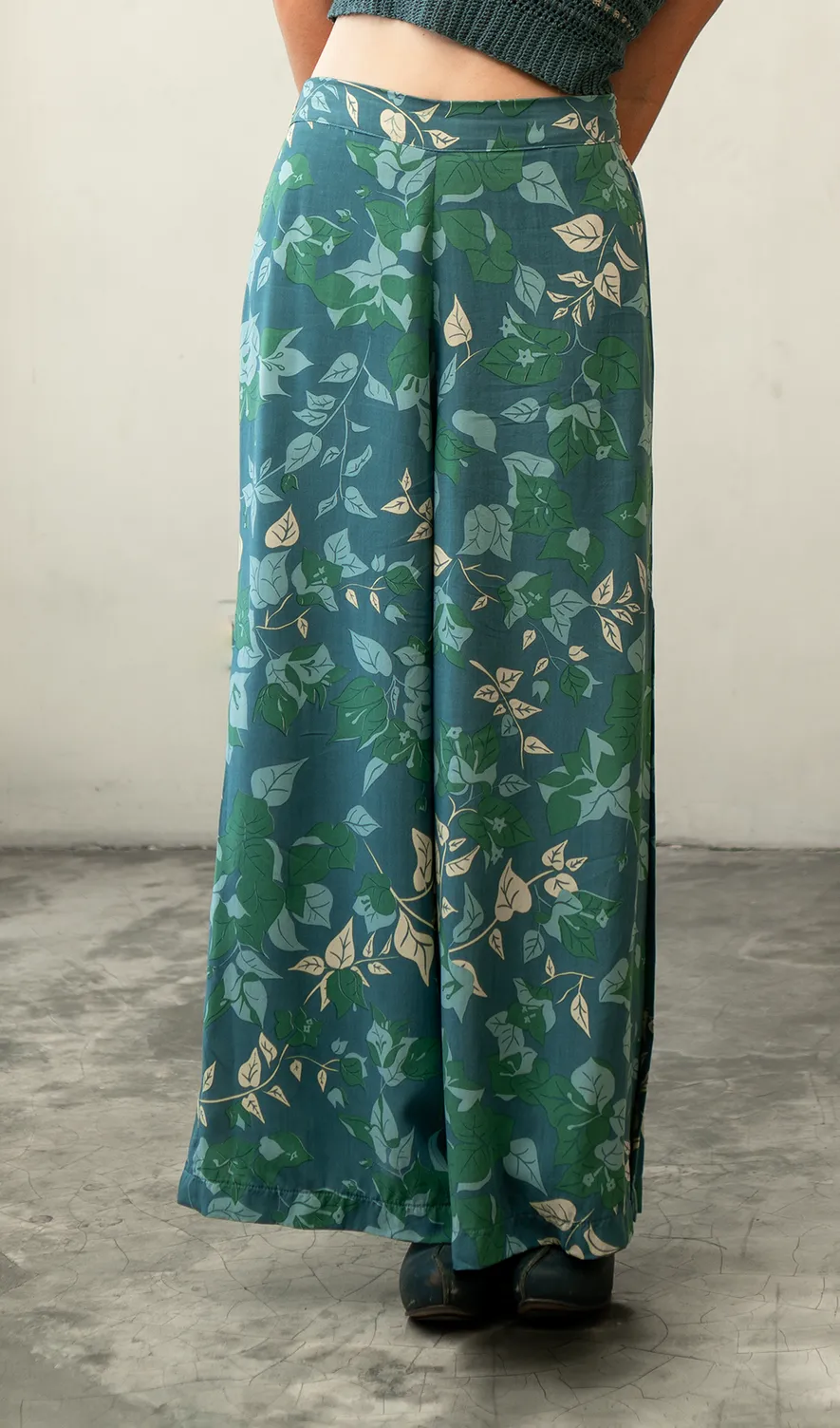 Bougainvillea Moss Wide Leg Pants, 3 Sizes