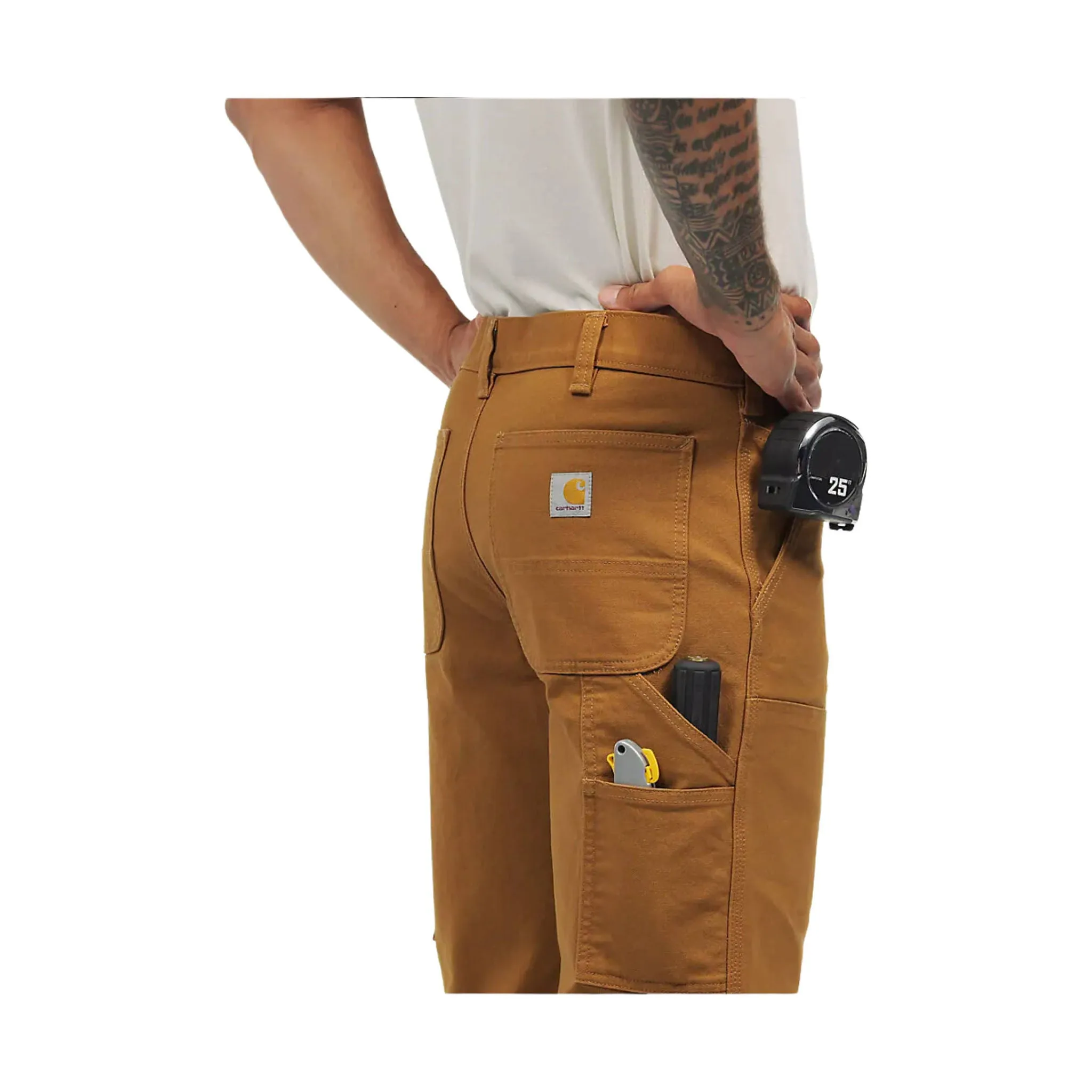 Carhartt Men's Rugged Flex® Relaxed Fit Double Front Pant - Carhartt Brown