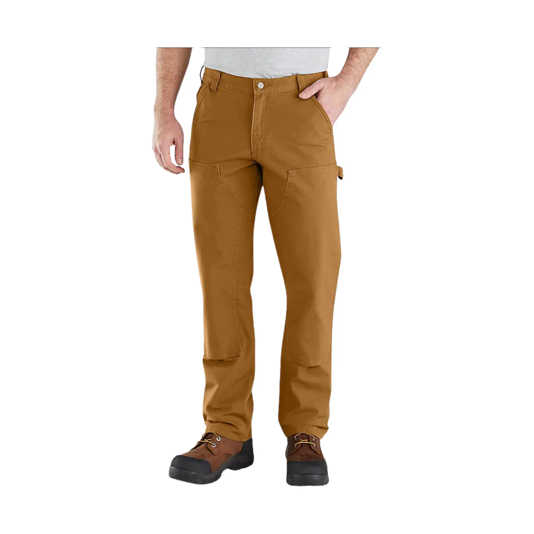 Carhartt Men's Rugged Flex® Relaxed Fit Double Front Pant - Carhartt Brown