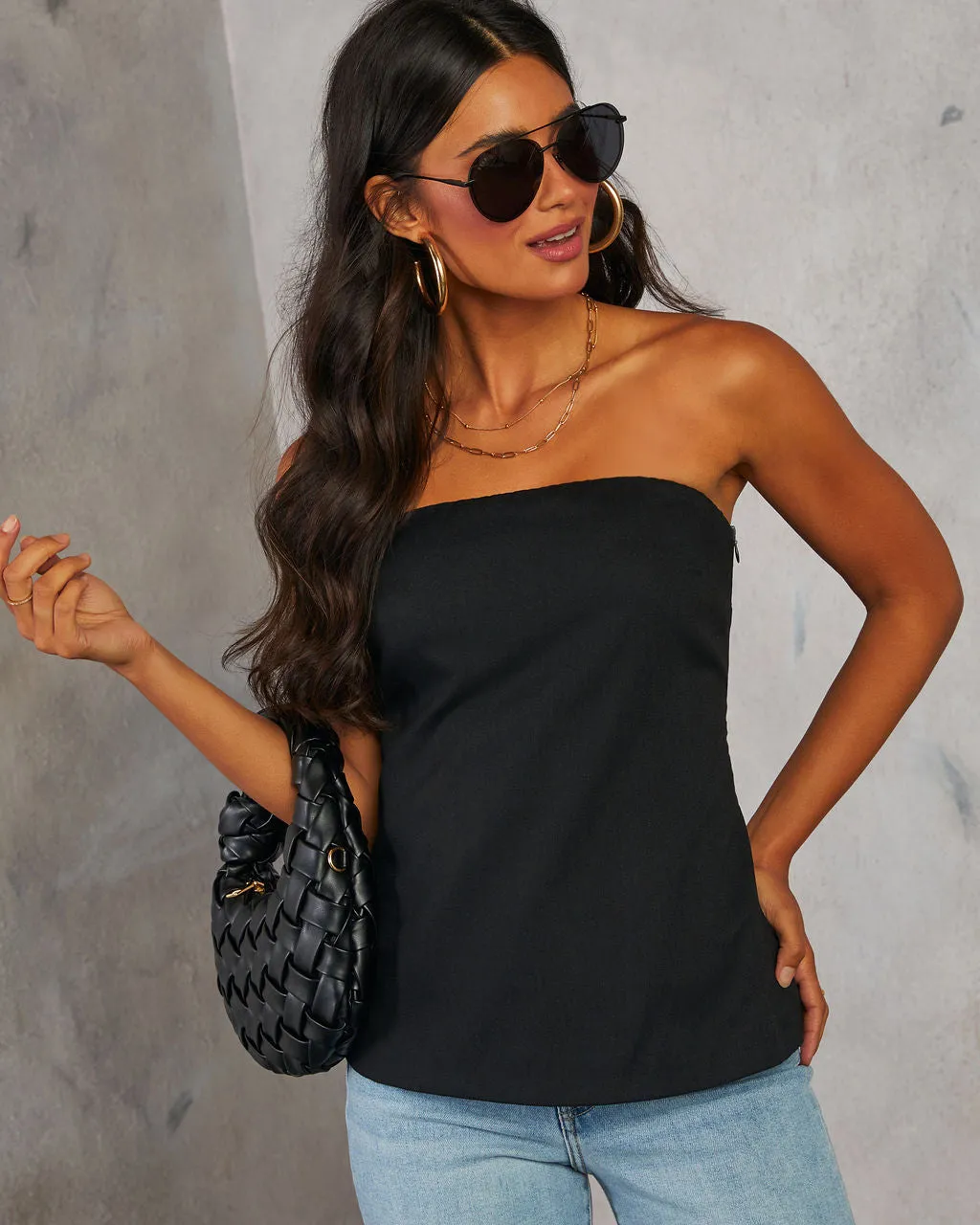 Cayla Strapless Top