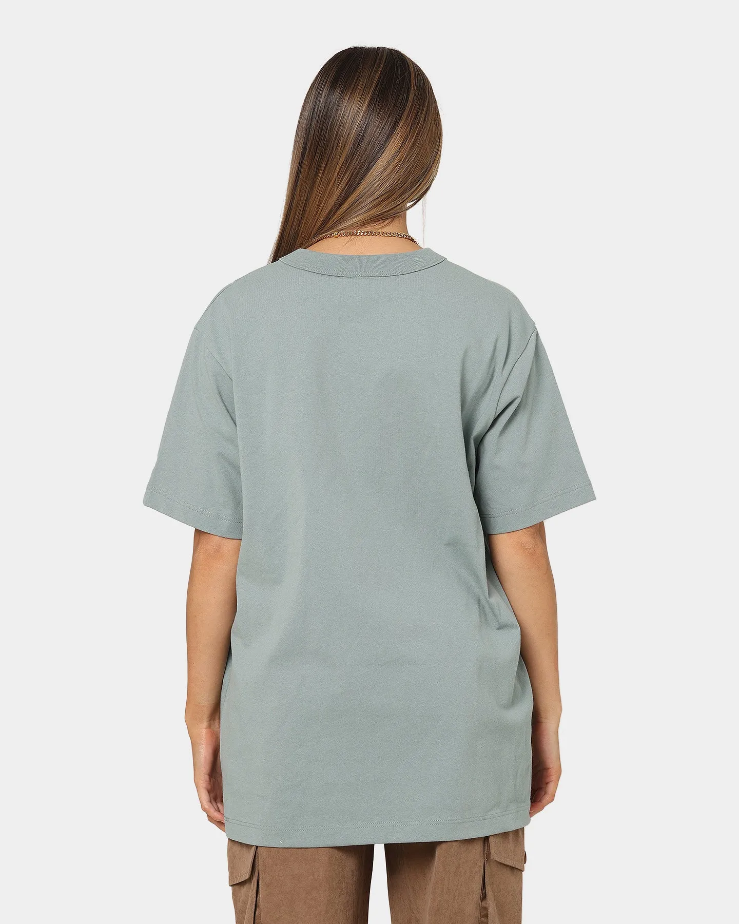 Champion Women's Heritage 2K Oversized T-Shirt Sage Shimmer Green