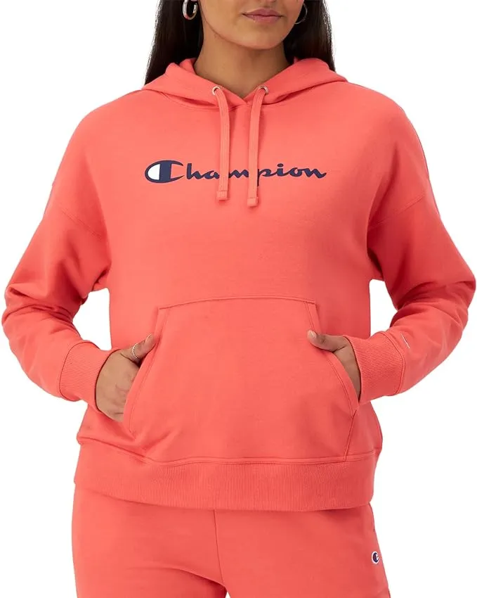 Champion Women's Hoodie, Powerblend, Fleece Hoodie, Sweatshirt for Women