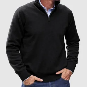 Classic Half Zip Stylish Sweater