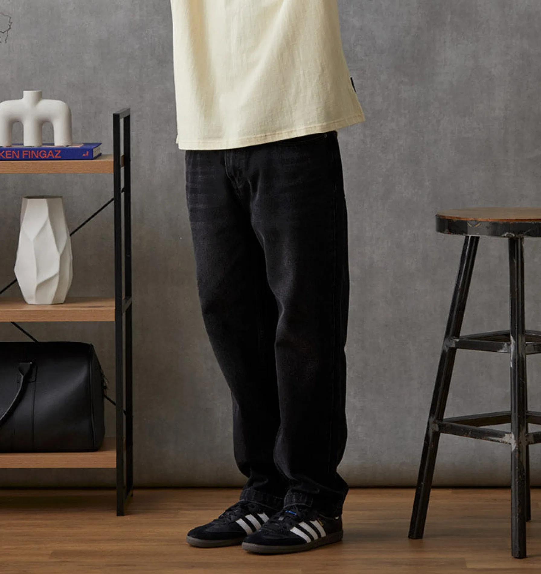 Clean Carpenter Pant - Light Vintage Black