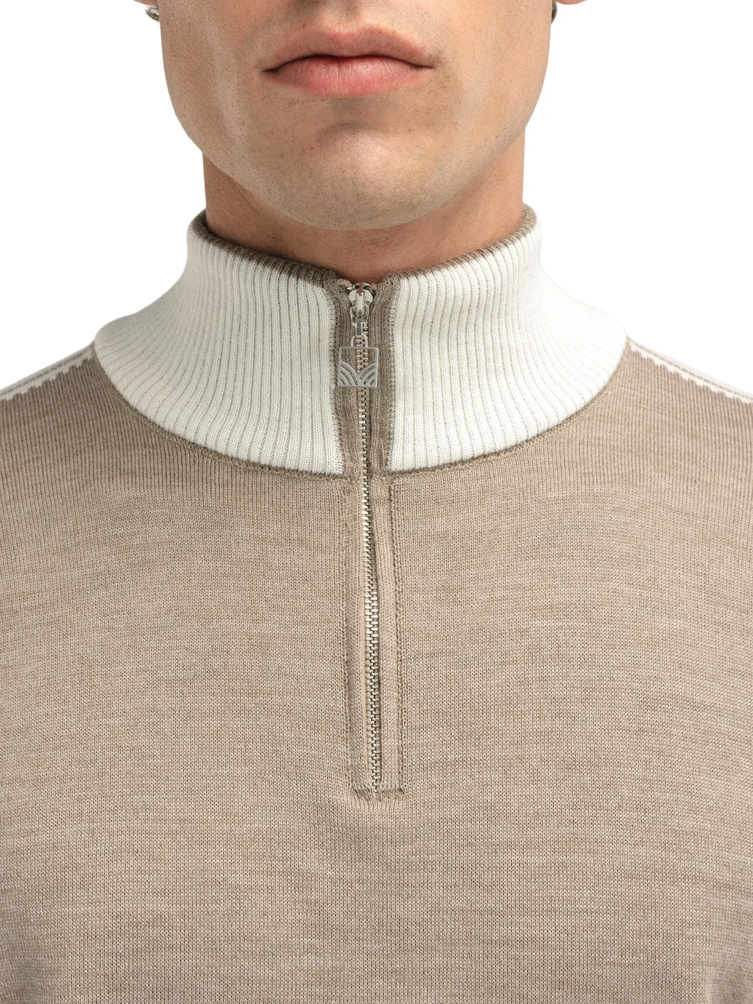 Dale of Norway | Sandvik Sweater | Men's | Mountainstone/Off White