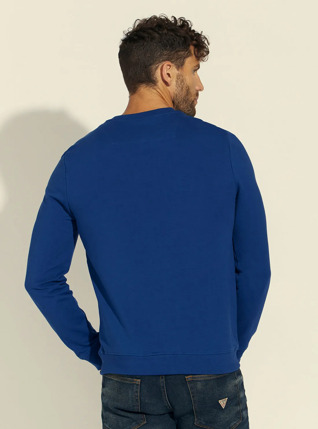 Dark Blue Audley Fleece Jumper