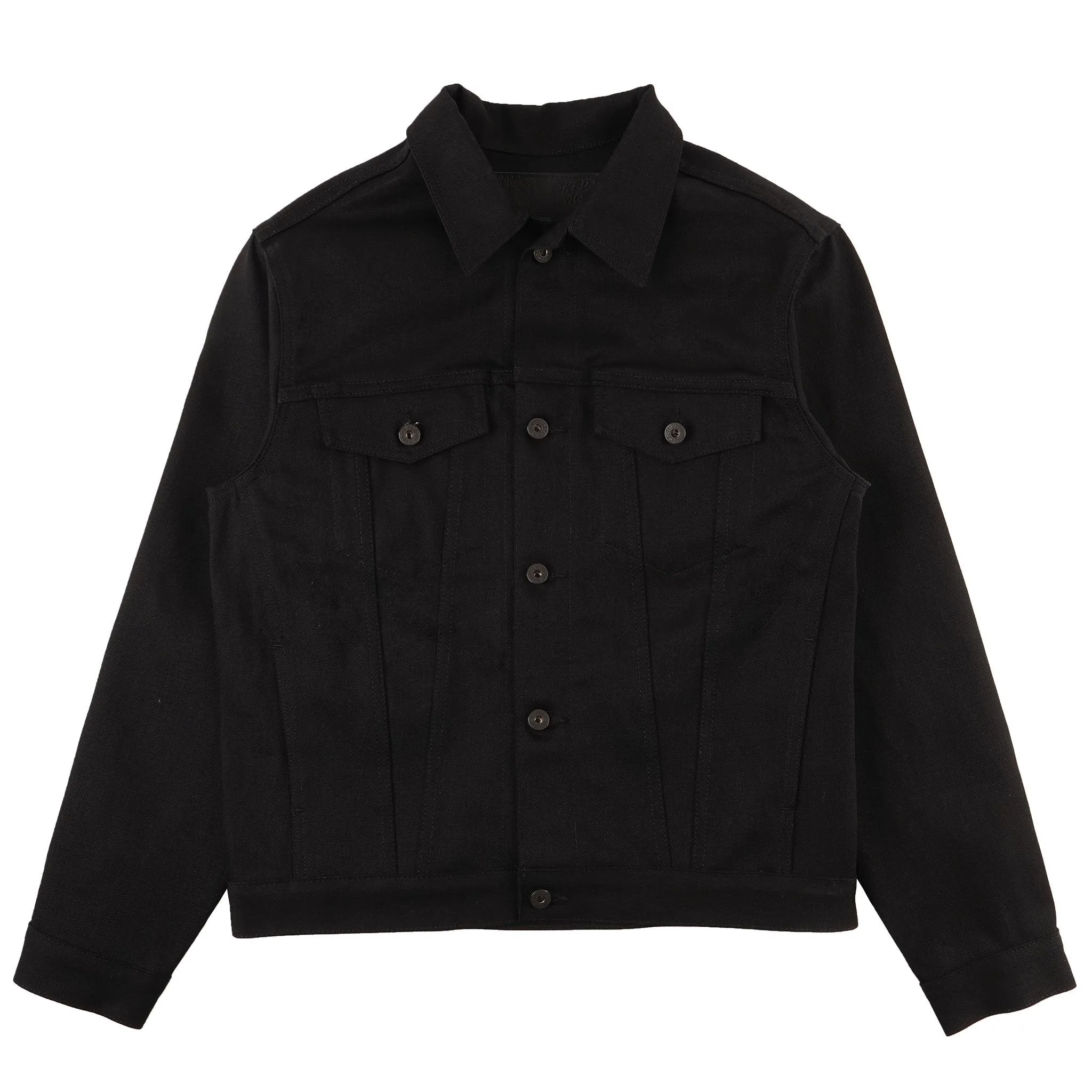 Denim Jacket - Solid Black Selvedge