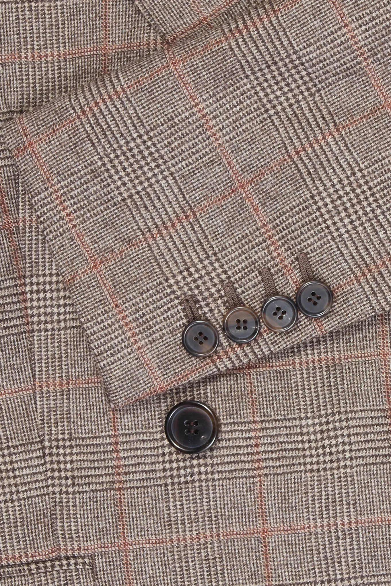 Double Breasted Jacket in a Prince of Wales Check