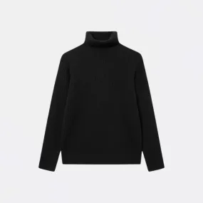 Eddie Wool Rib Rollneck Knit Sweater