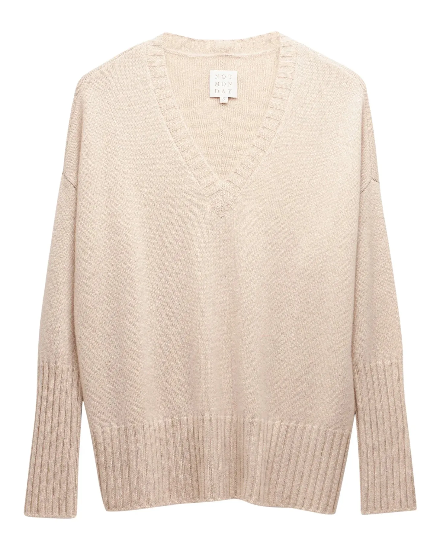 Ella Cashmere V-neck Sweater