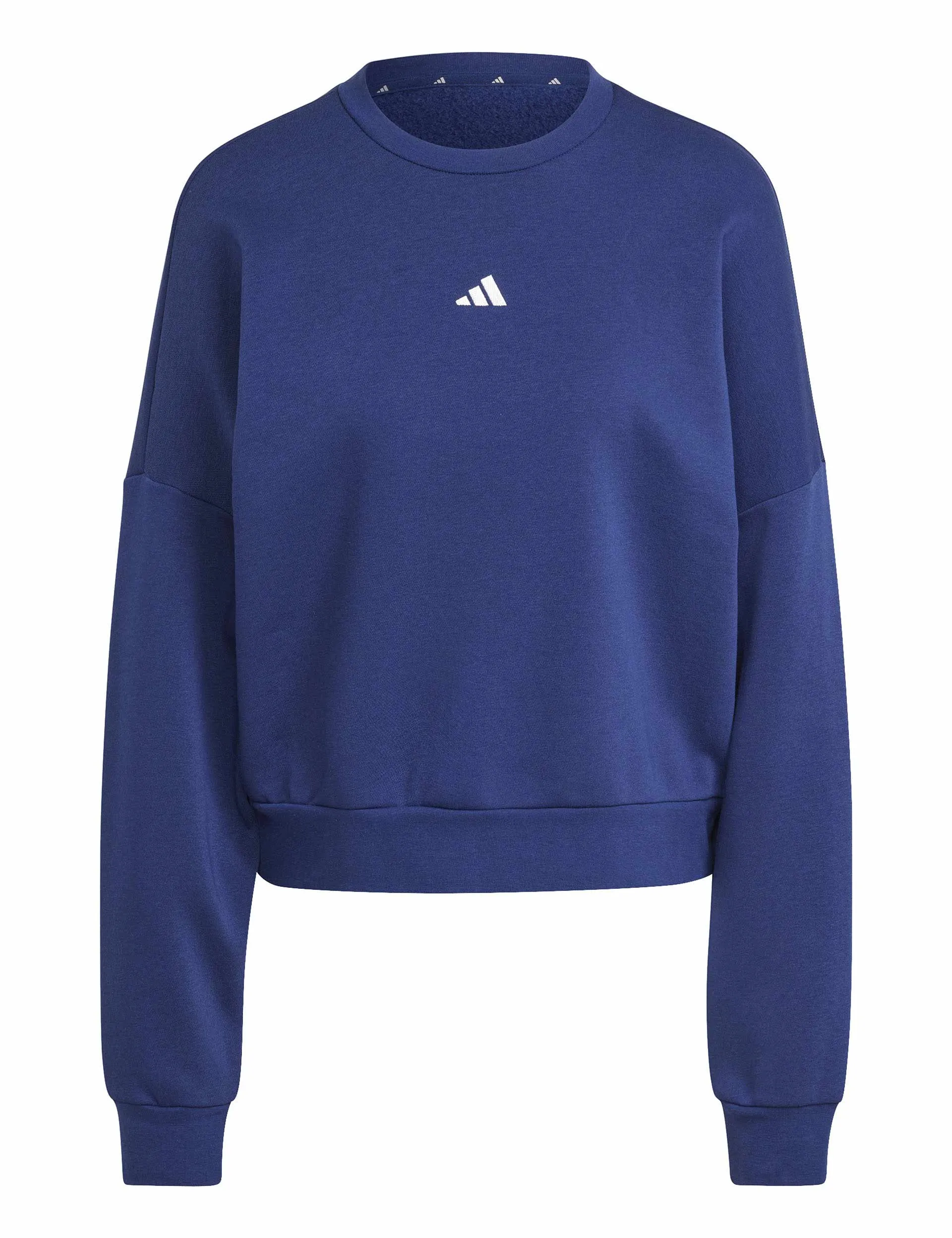 Essentials Small Logo Feelcozy Sweatshirt - Dark Blue/White