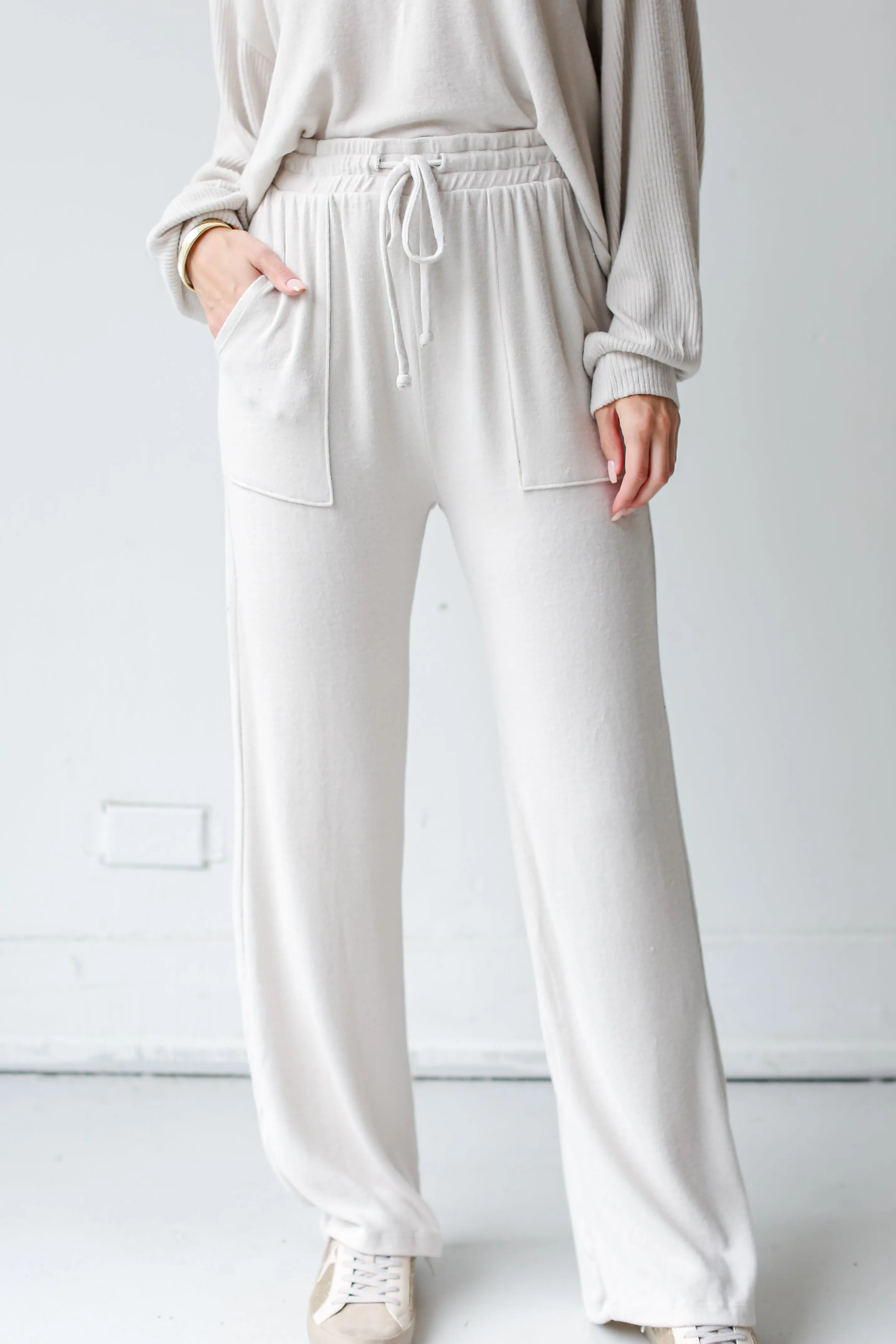 FINAL SALE - Favorite Cuddles Brushed Knit Lounge Pants