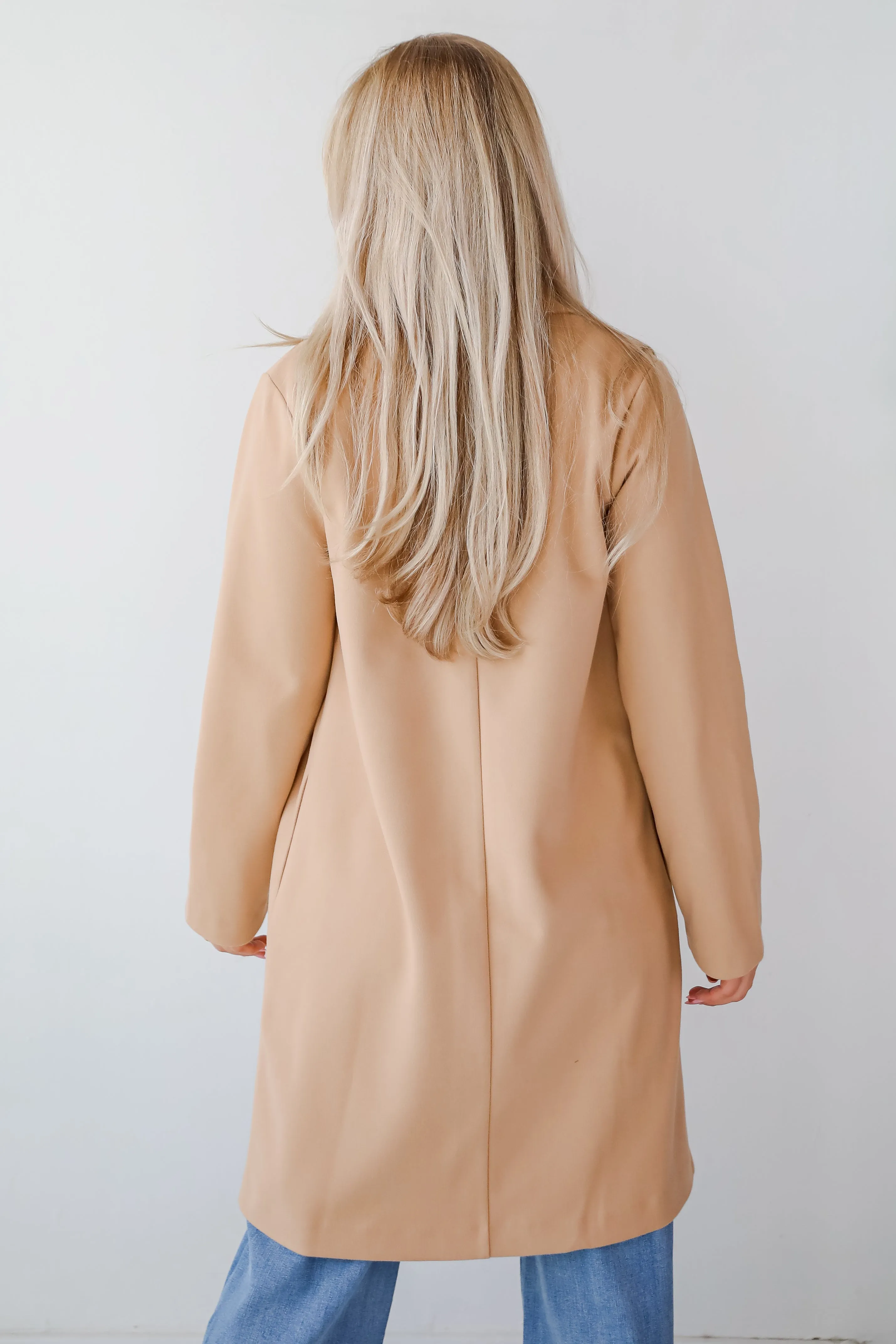 FINAL SALE - Smart Outcome Camel Trench Coat