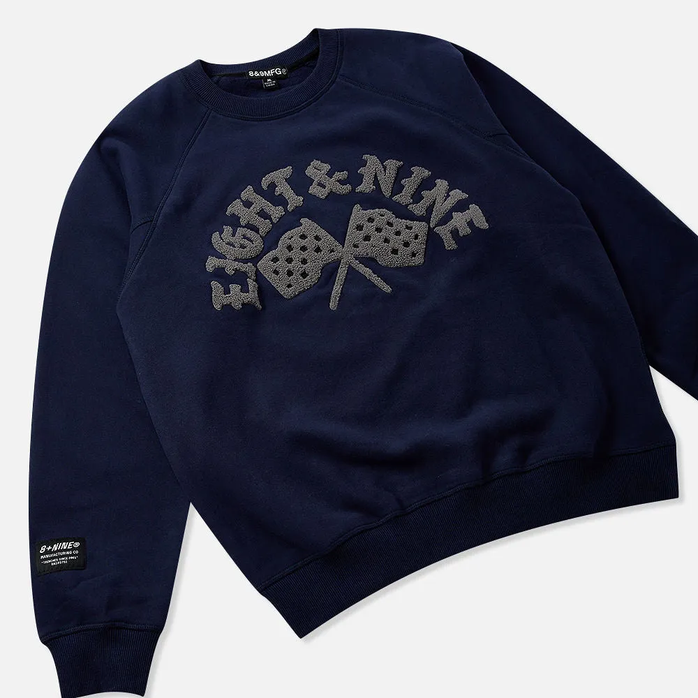 Flash Crewneck Sweatshirt Navy