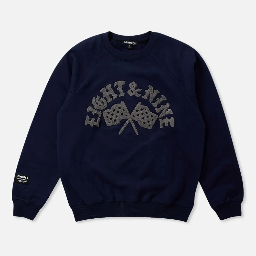 Flash Crewneck Sweatshirt Navy