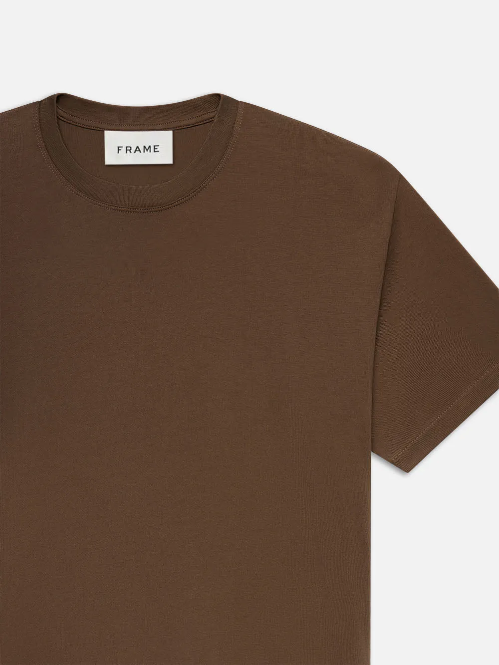 FRAME Logo Tee -- Soft Mocha