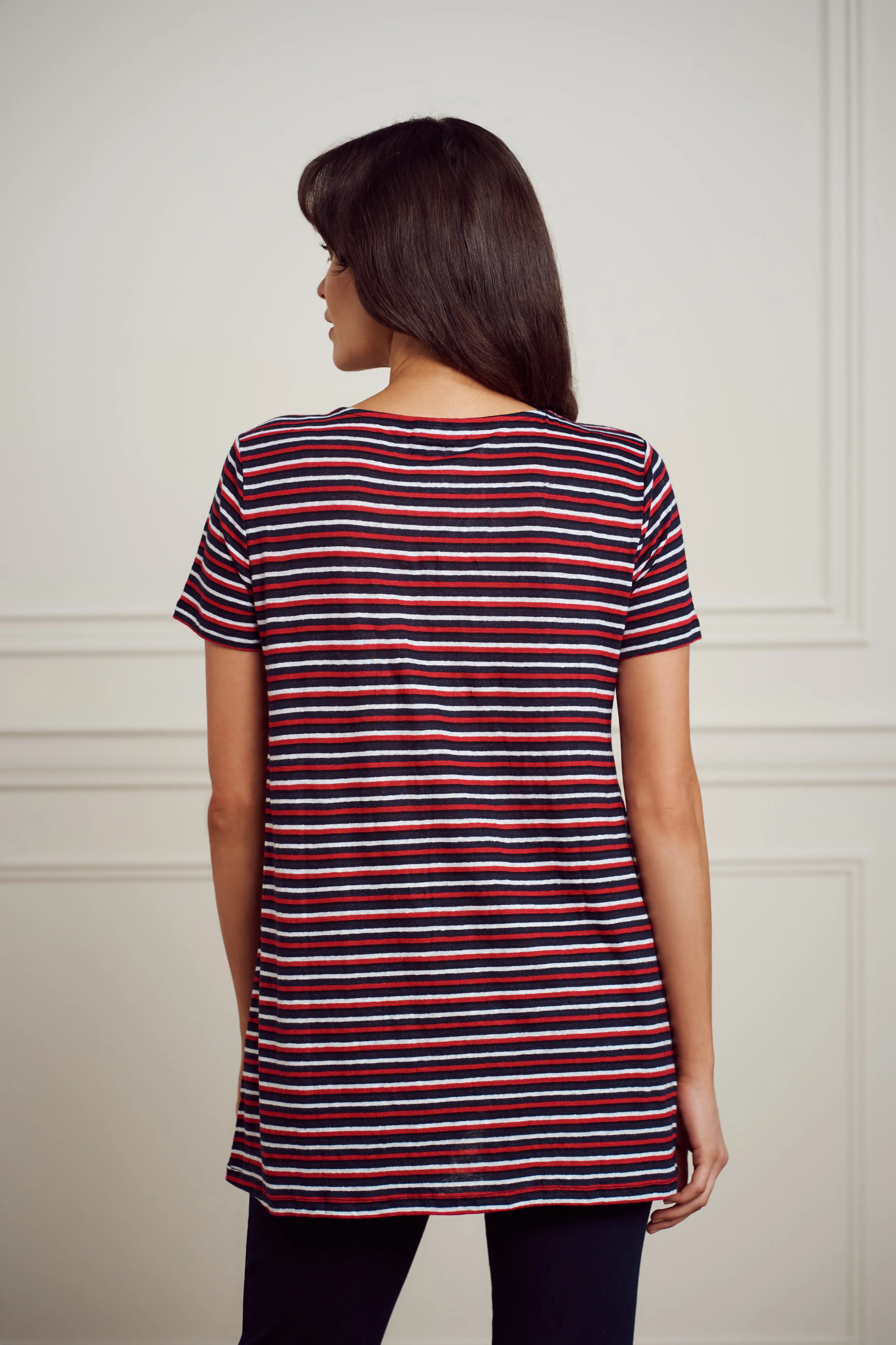 French Linen Stripe T-Shirt