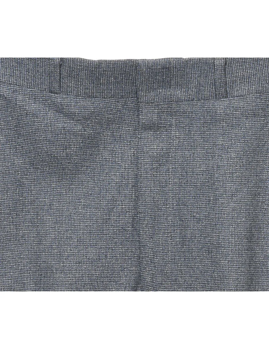 Grey Straight-Fit Trousers - W32 L30