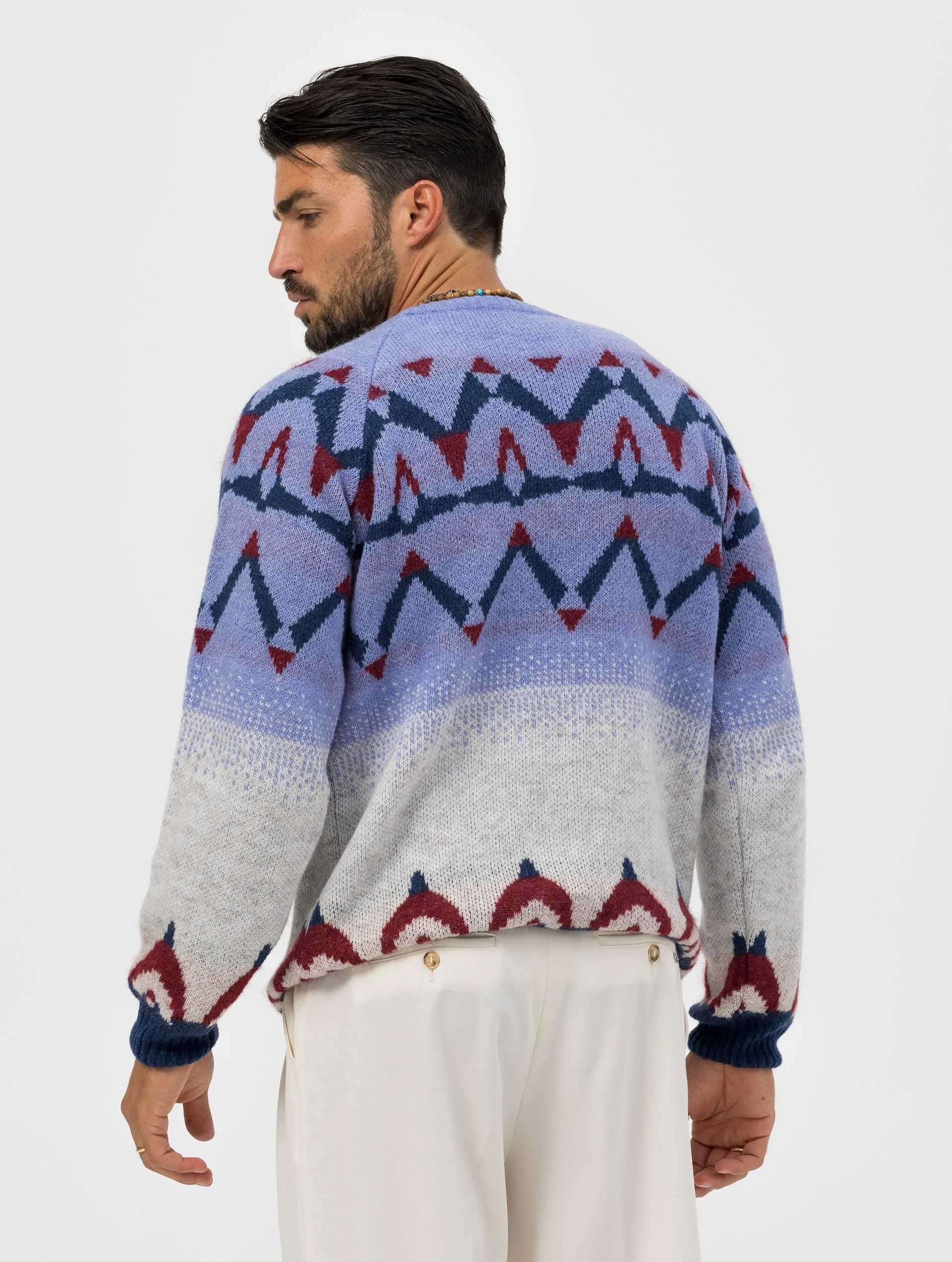 GRIFFIN CREWNECK SWEATER JAQUARD