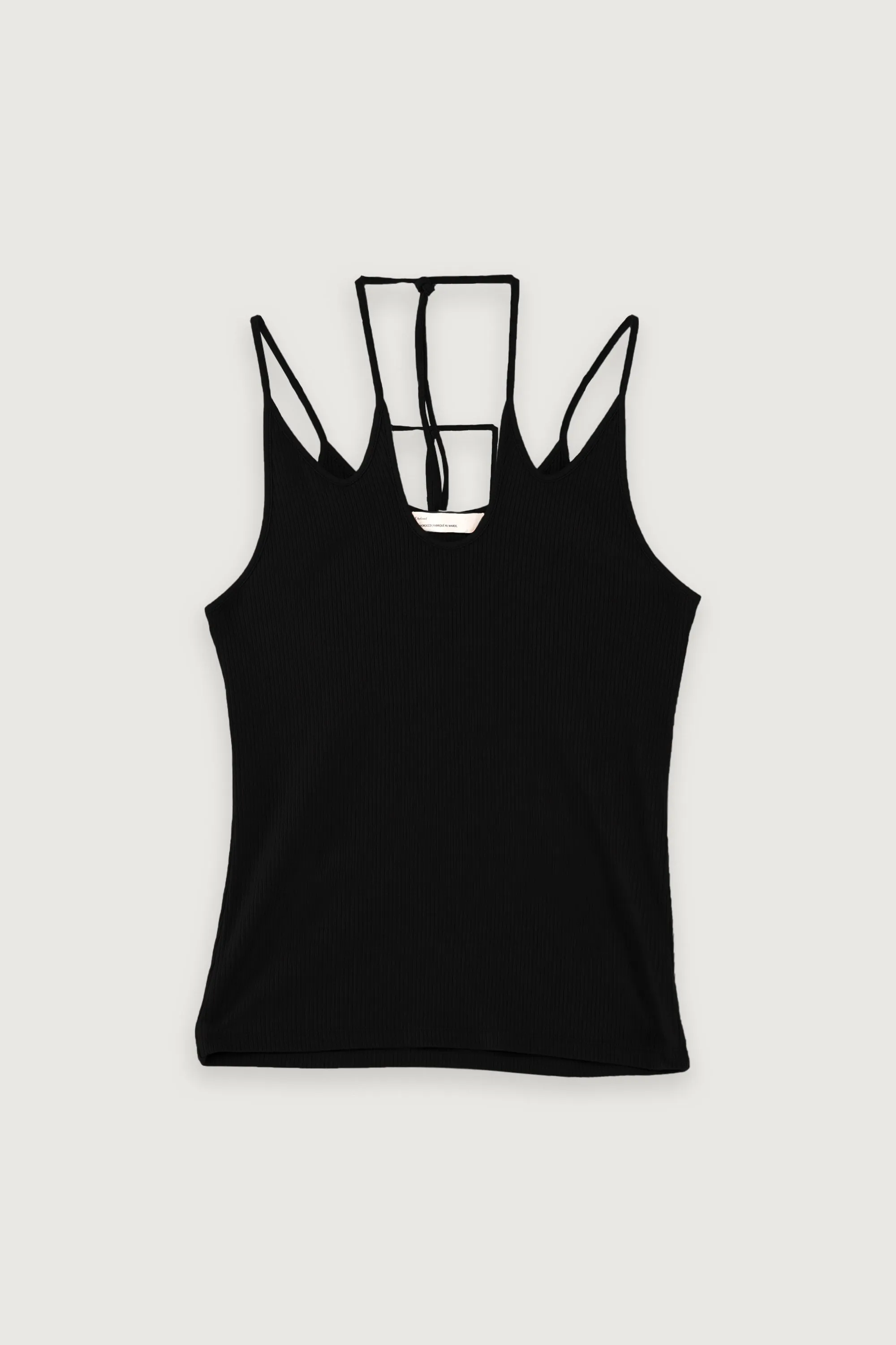 HALTER TANK WITH KEYHOLE CUT-OUT