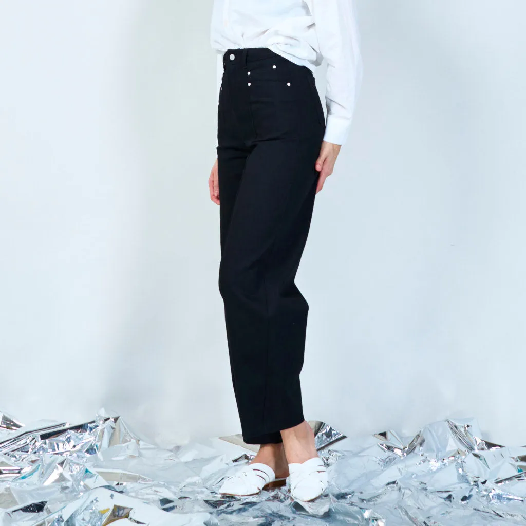 High-waisted tailored trousers wholesale