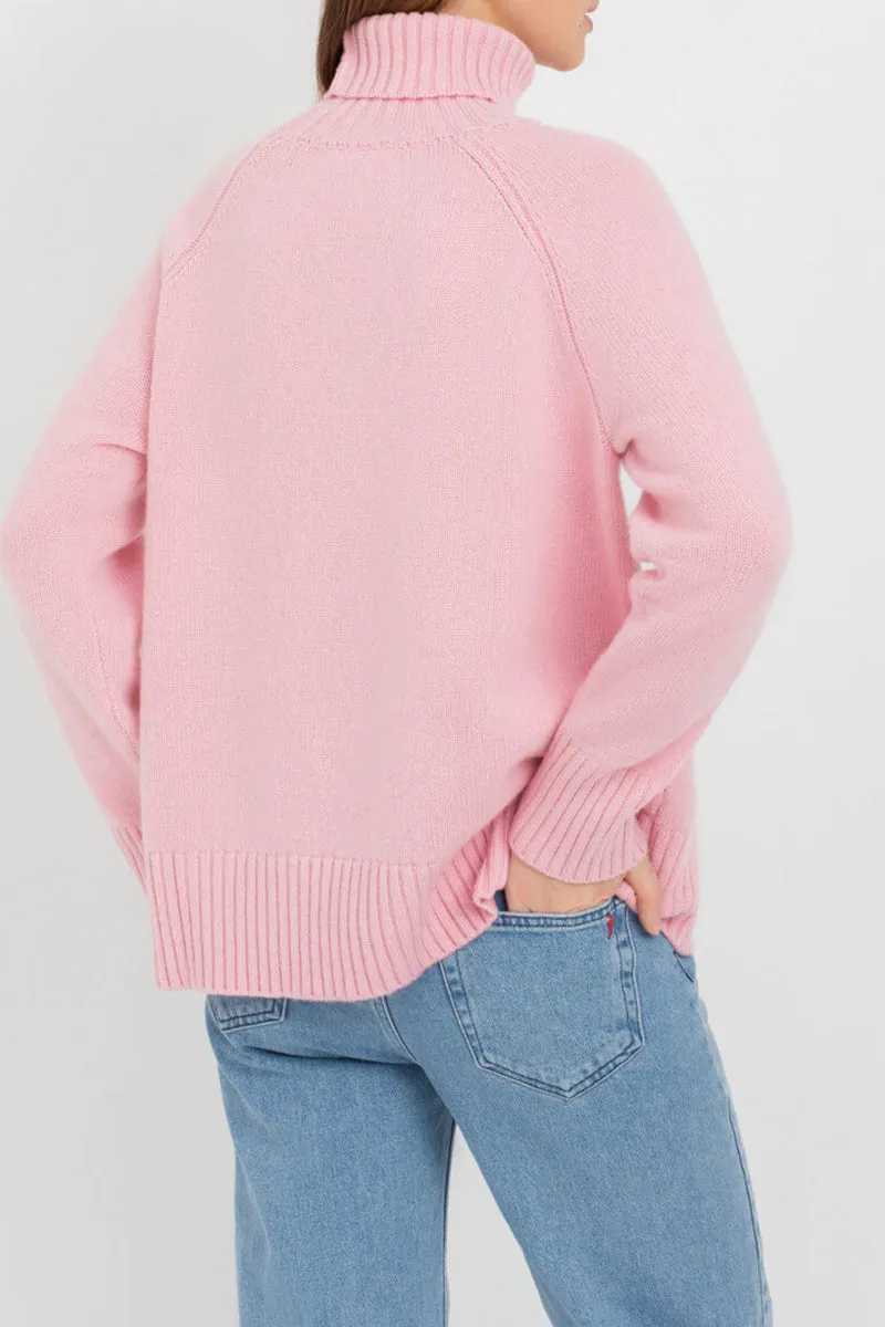 HWQ1366 Solid color raglan sleeve sweater