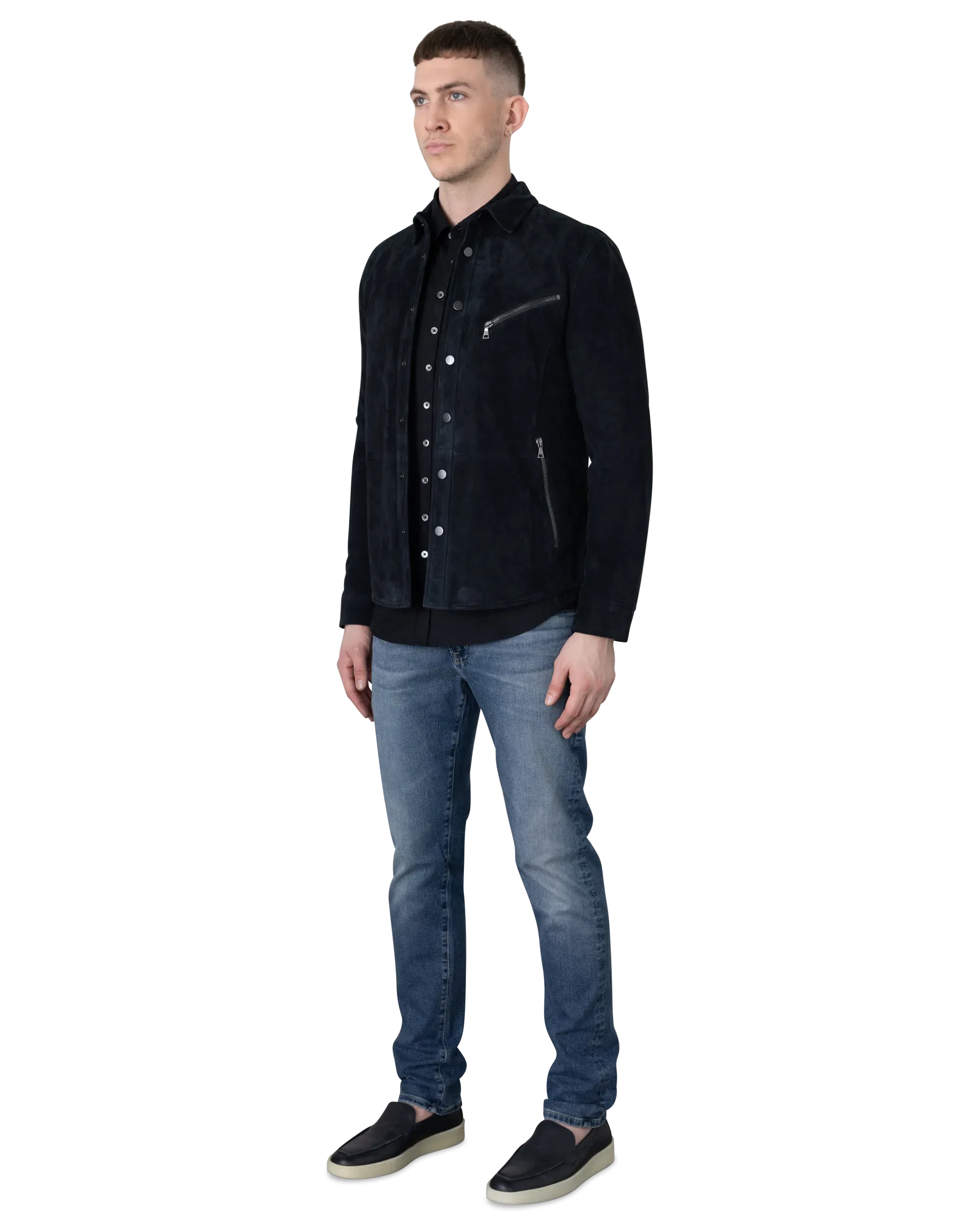 Kadd Suede Shirt Jacket