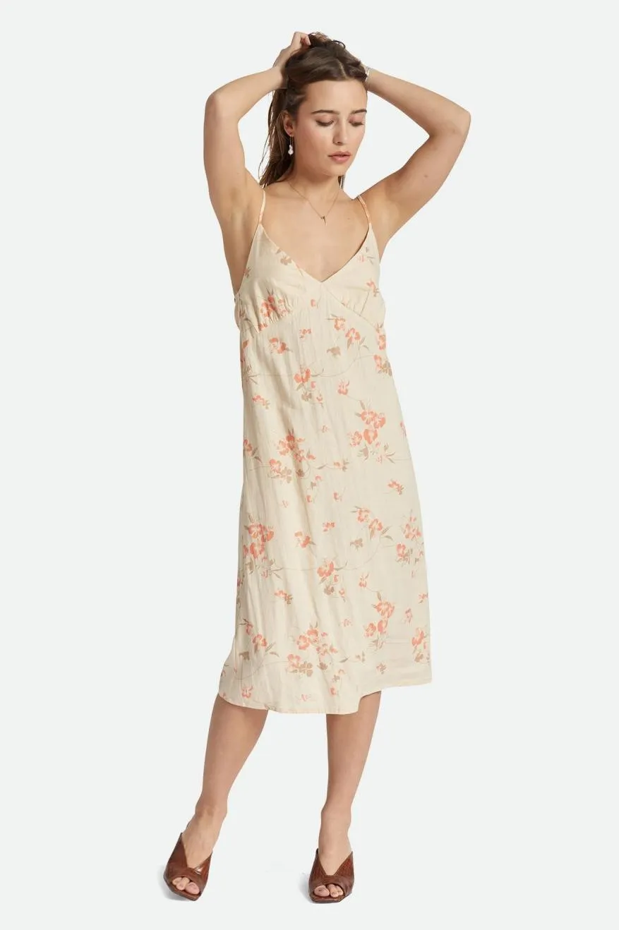 Lanai Linen Midi Dress - Whitecap