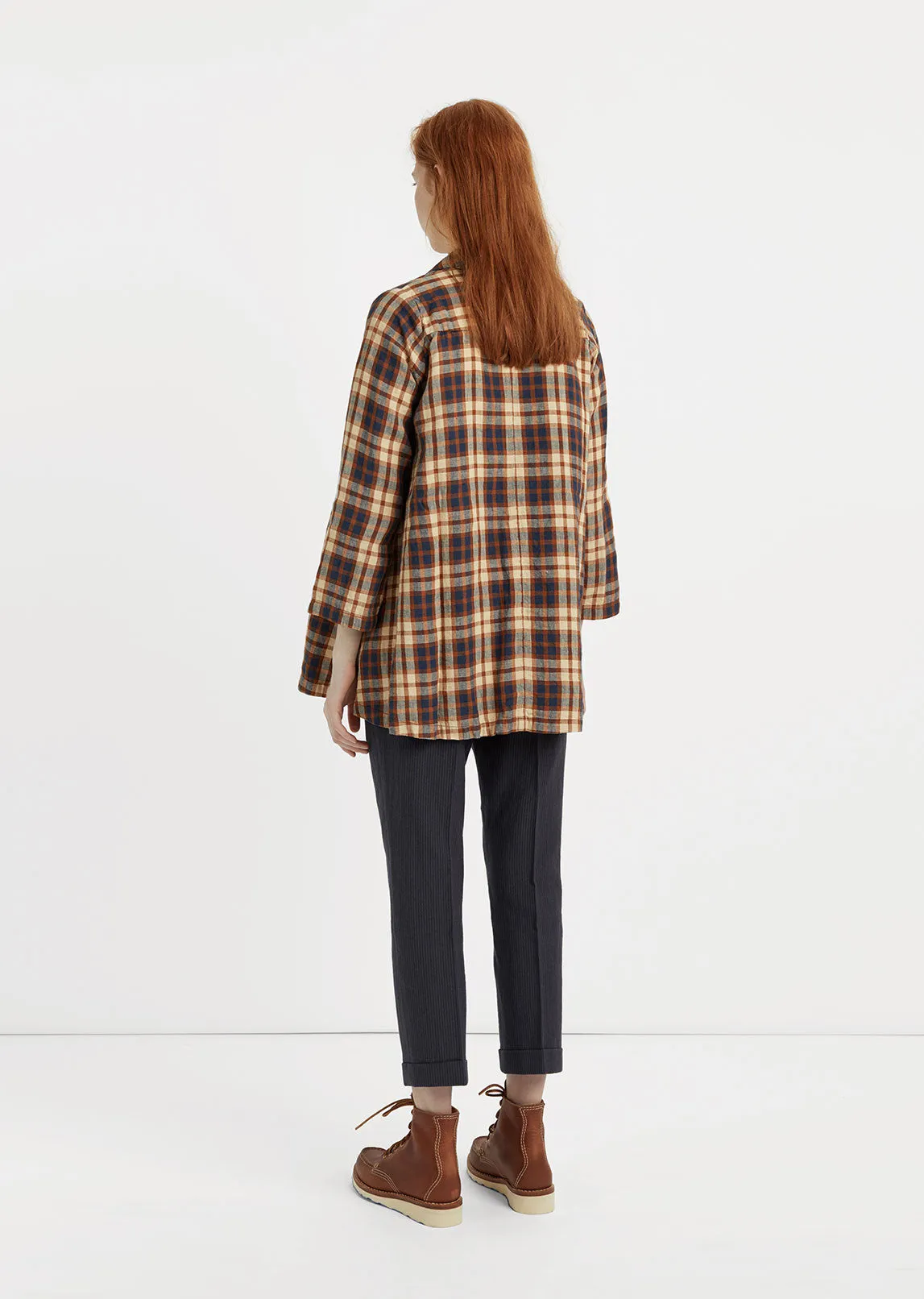 Linen Check Jacket