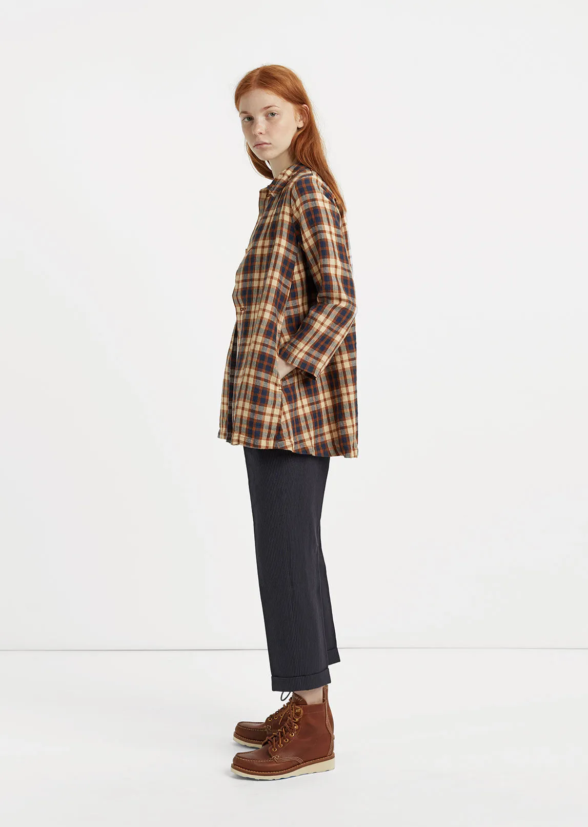 Linen Check Jacket