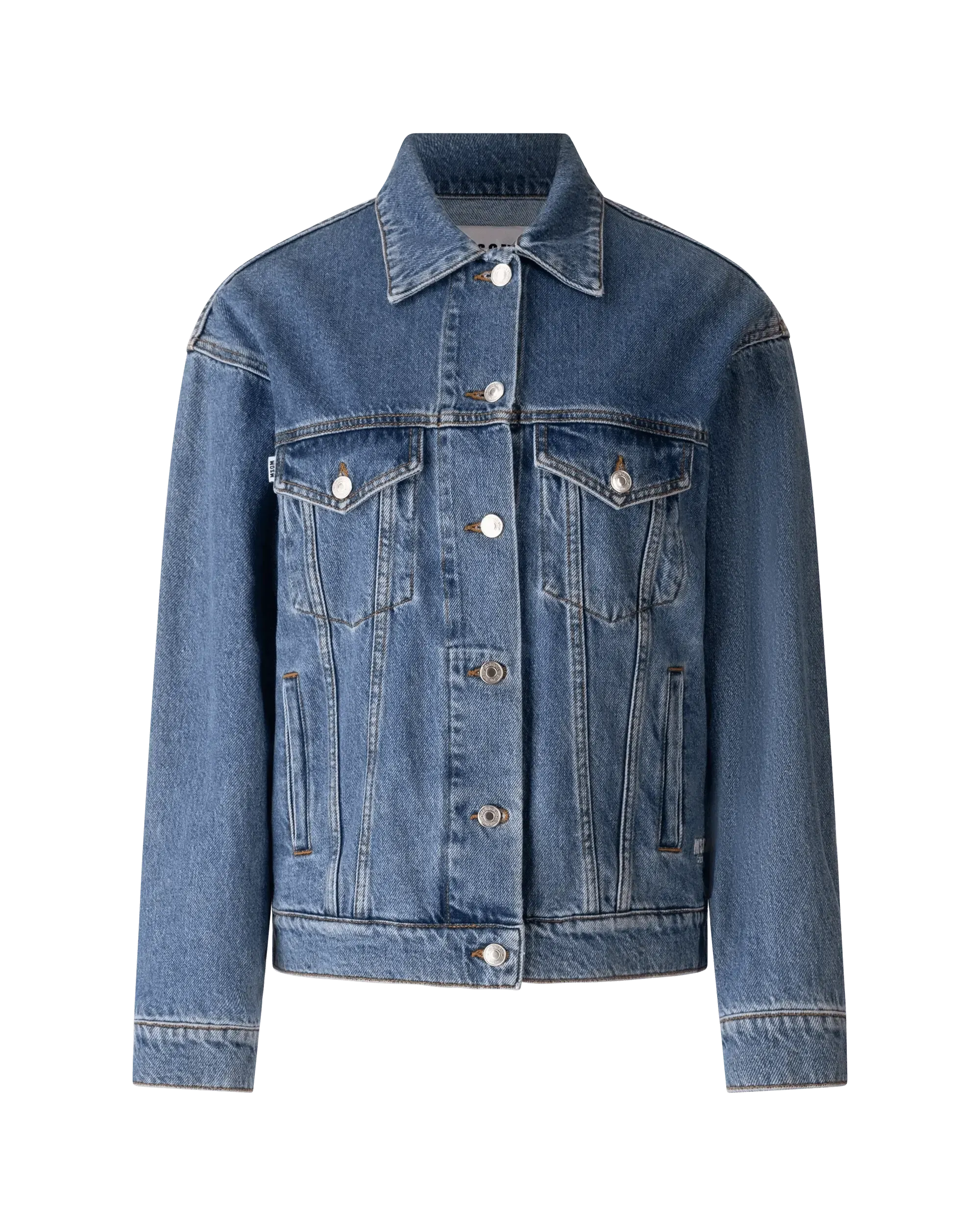 Logo Print Denim Jacket