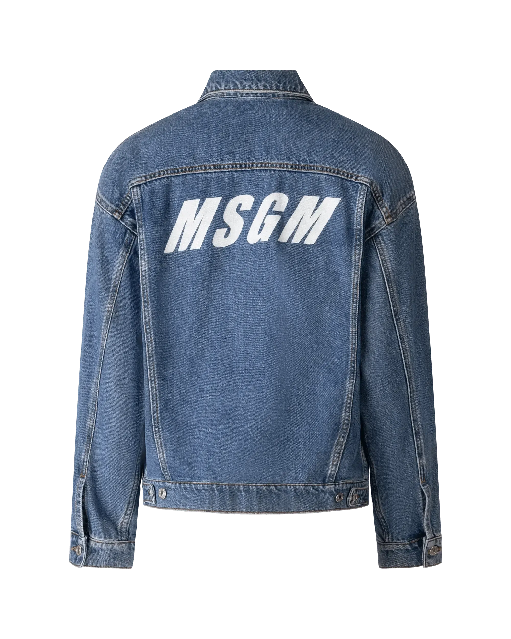 Logo Print Denim Jacket