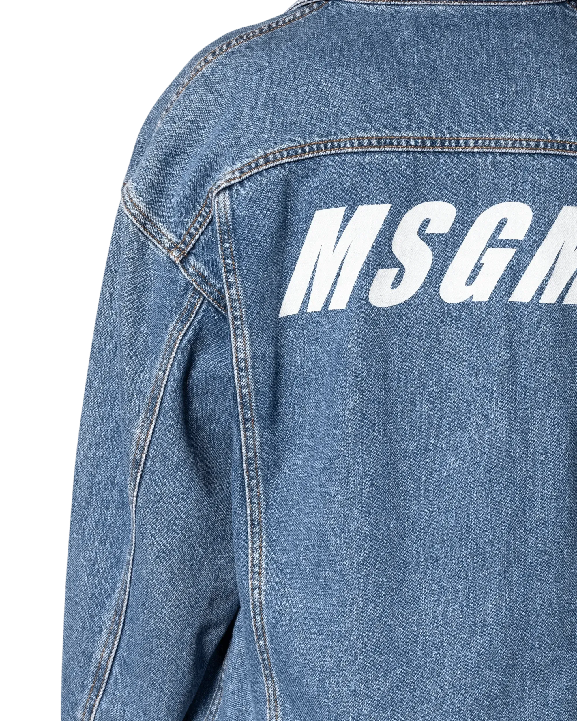 Logo Print Denim Jacket