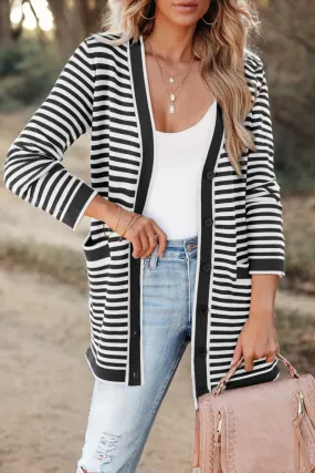 Long Sleeve Button up Tunic Cardigan