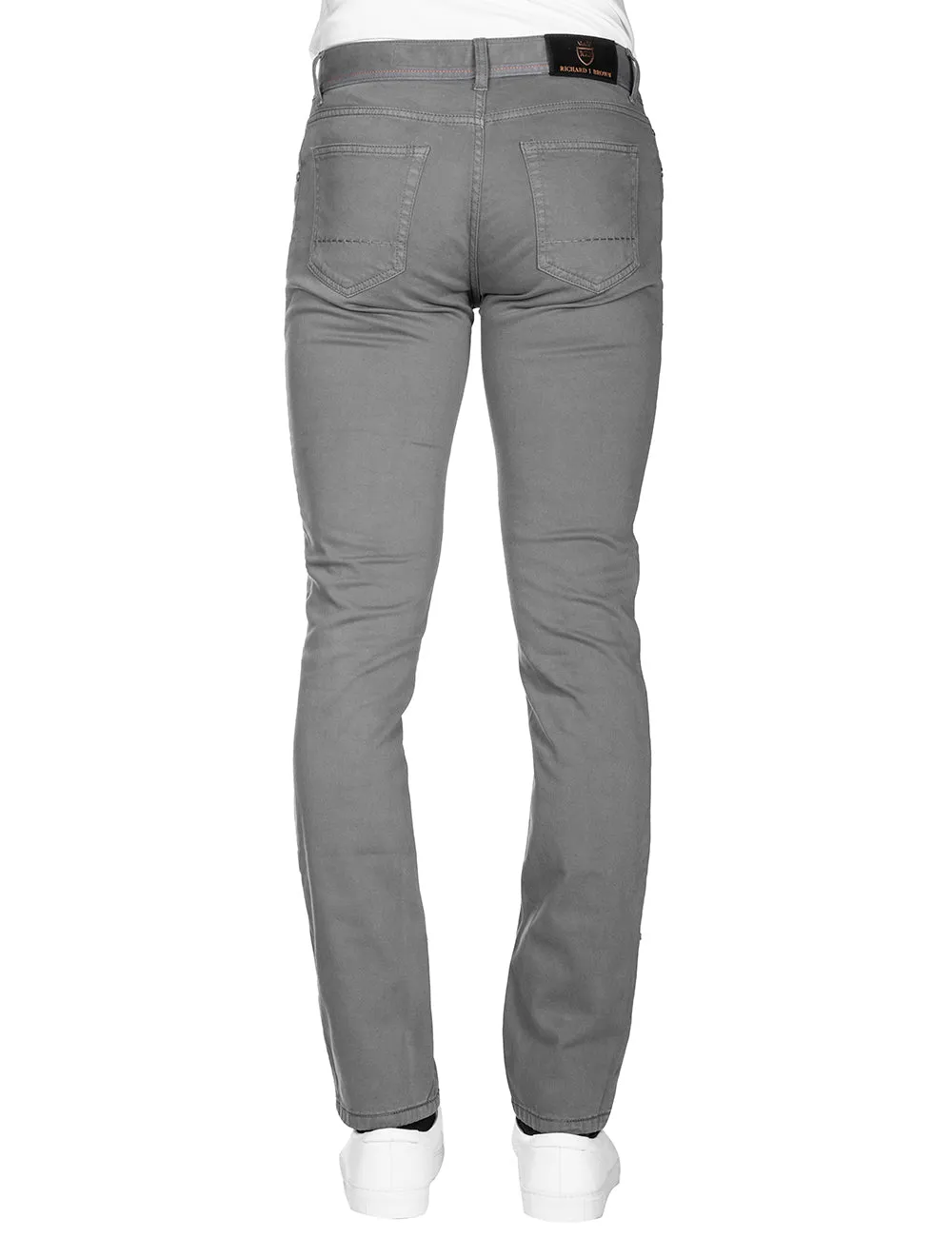 Luxury Cotton Cashmere Jeans Grey