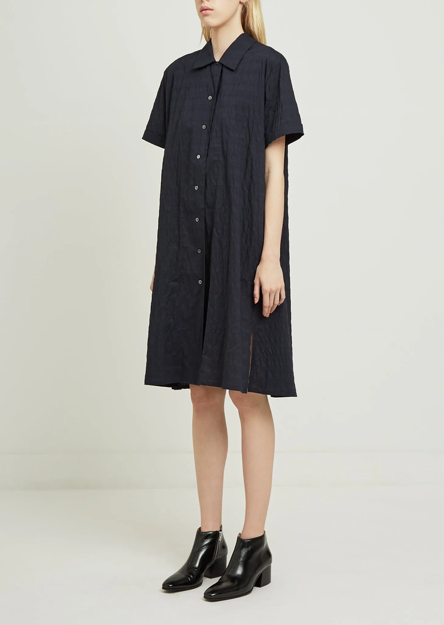 Maygen Short Sleeve Cotton Dress