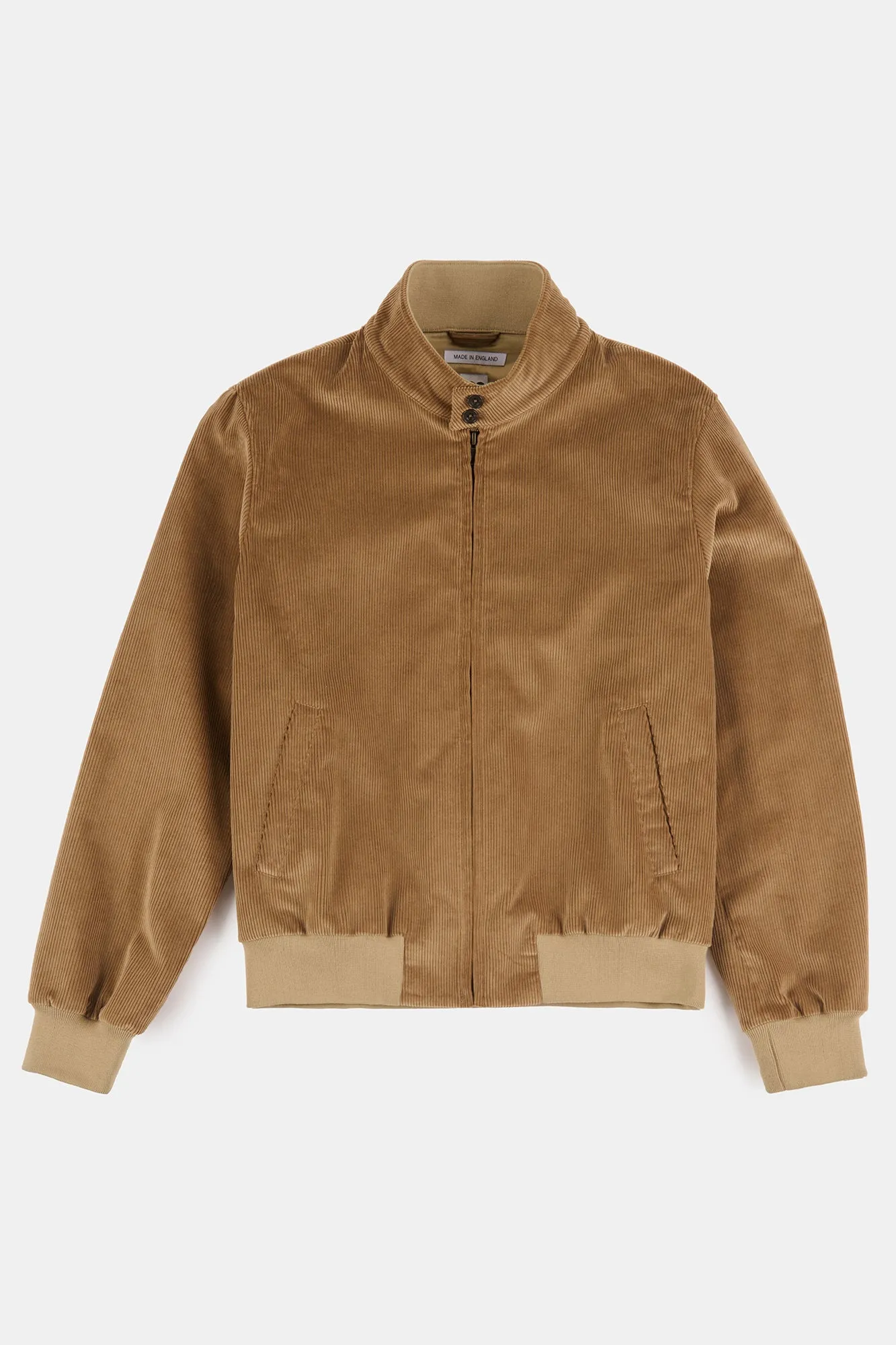 Men's Corduroy Harrington - Stone