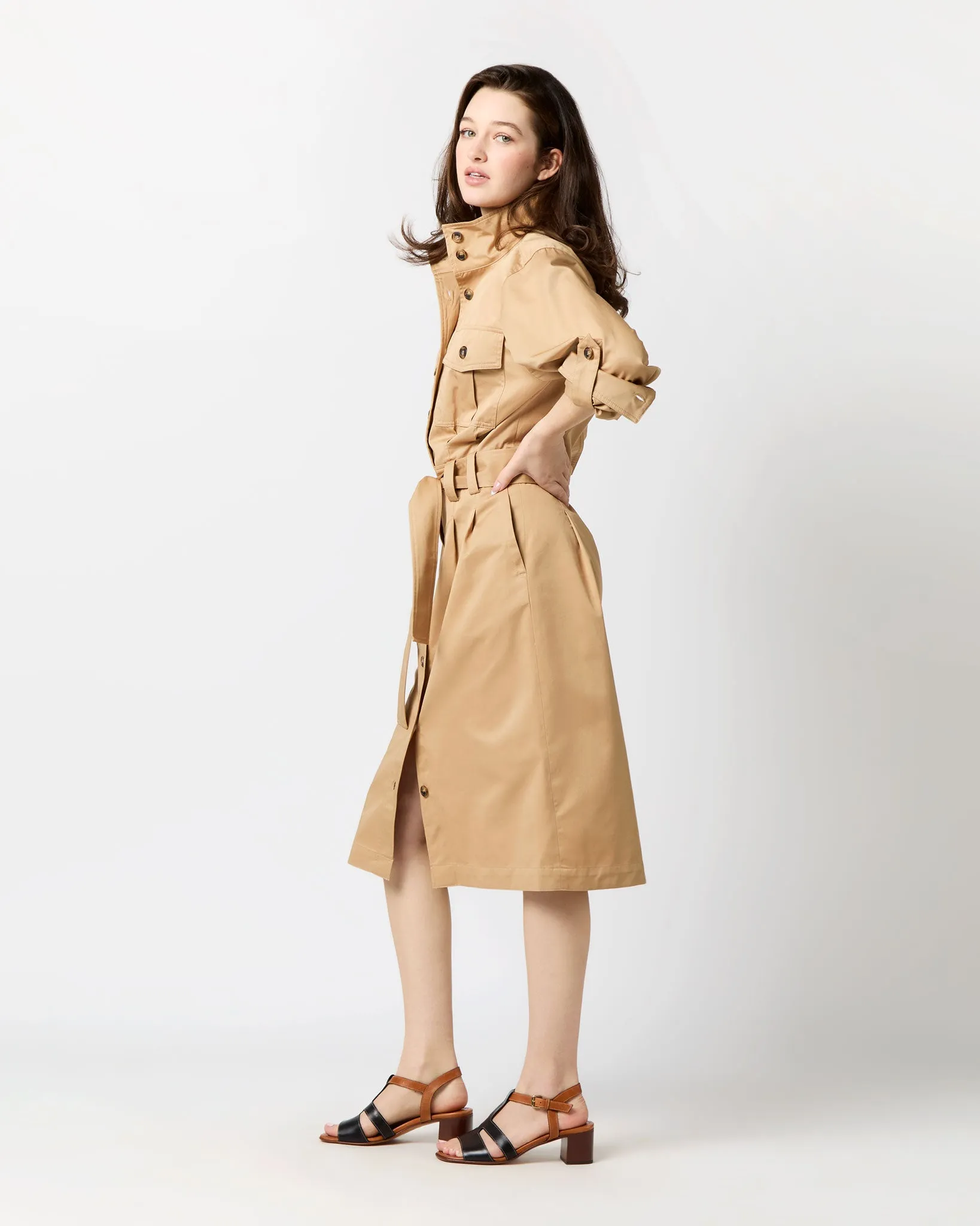 Mireille Dress in Beige