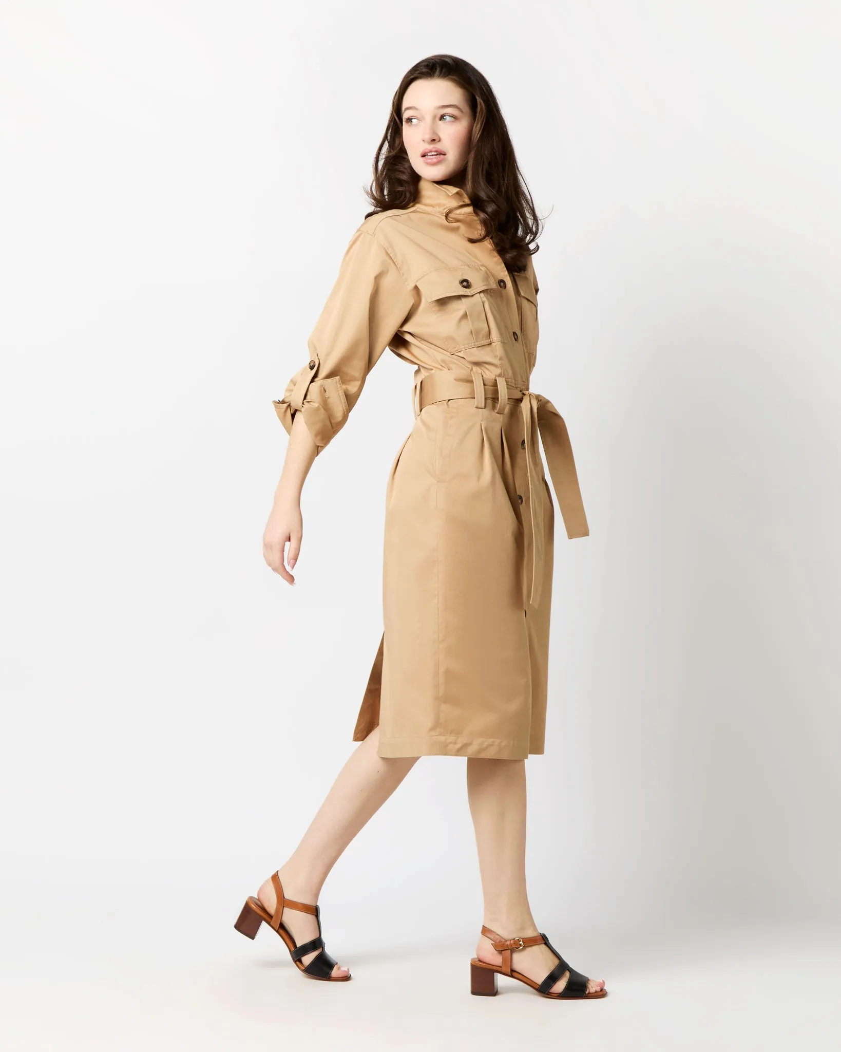 Mireille Dress in Beige