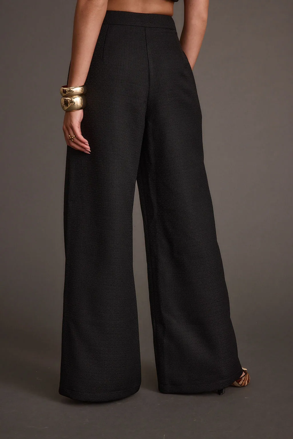 Montague Black Tailored Trousers